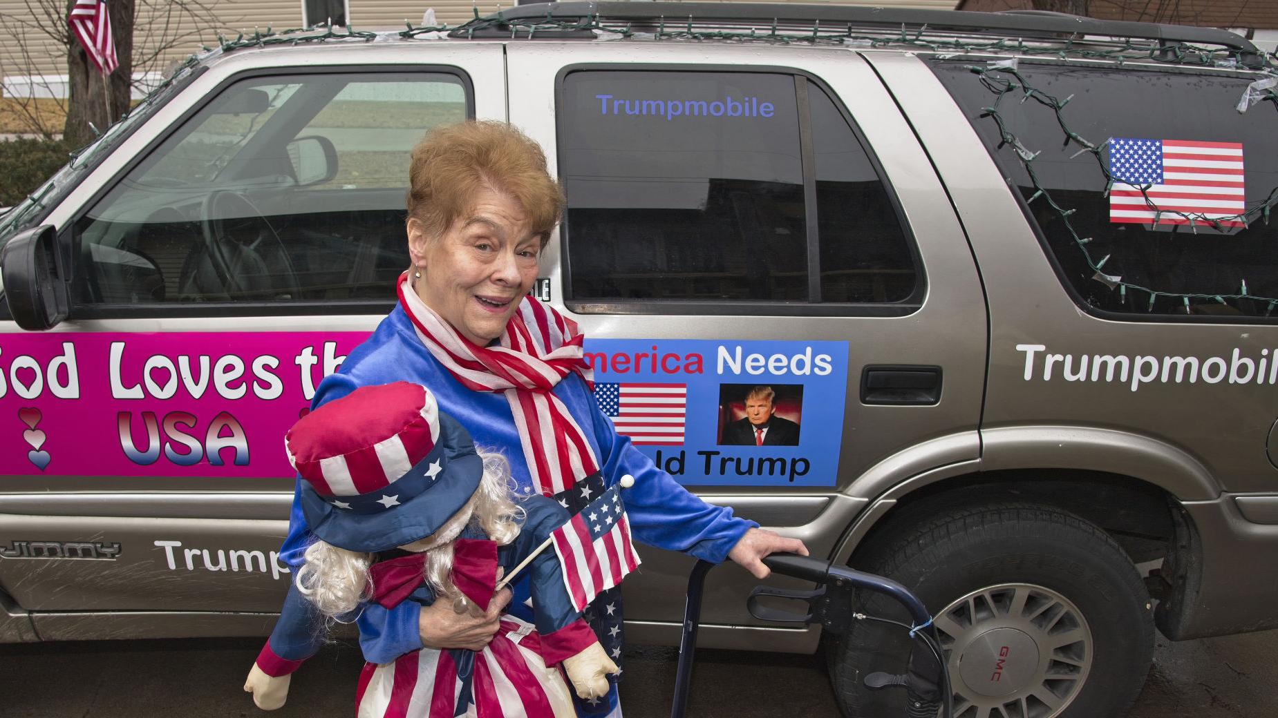 Cindy Lange-Kubick: Driving the Trumpmobile, a woman committed to her new president